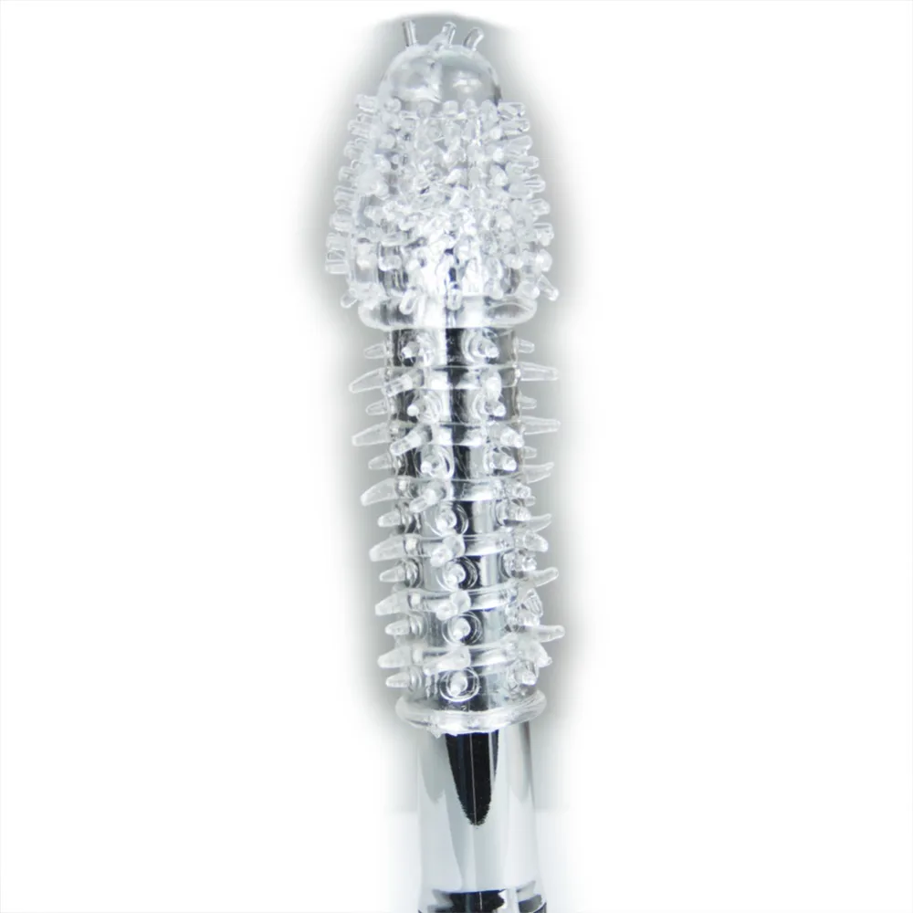 hc076C vibrator sleeve spot Penis Enhancer Condom (12)