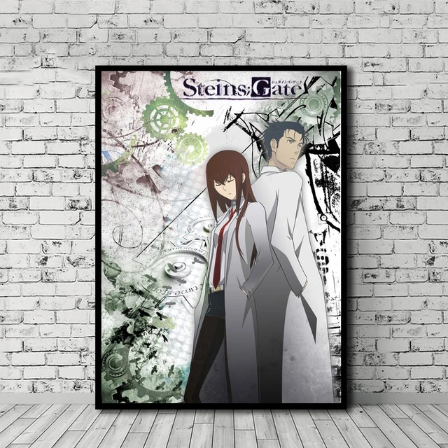 Anime Steins Gate Poster Canvas Painting Print Home Decoration Wall Art Decor No Frame Painting Calligraphy Aliexpress