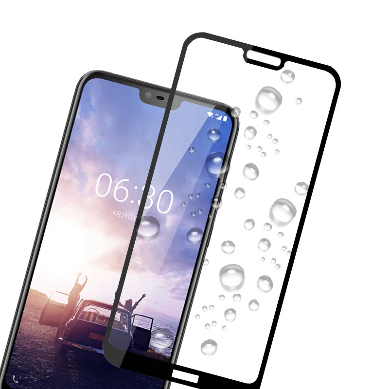 Защитный Стекло для Nokia 3,1 Стекло полный Экран протектор для Nokia X6 X5 2,1 6,1 5,1 плюс 2 3 5 6 7 8 закаленная пленка