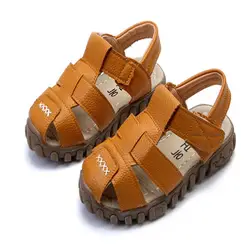 2018 лето новый стиль детские сандалии ребенок пляжная обувь размер 21-30