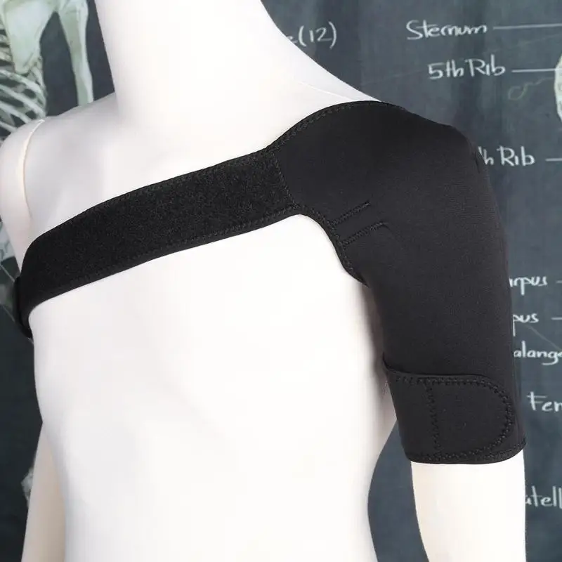 ROBESBON дышащая защита для плеч эластичный бандаж поддержка плеча Кинезиология, спортивная лента защитный бандаж для одного плеча
