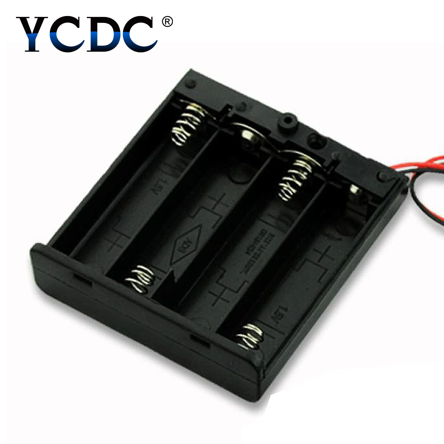 

YCDC for 4 AA 14500 2A Battery Holder Box Case On/Off 4 AA Standard Slot Holder Batteries With Switch Stack 6V 4.8volt