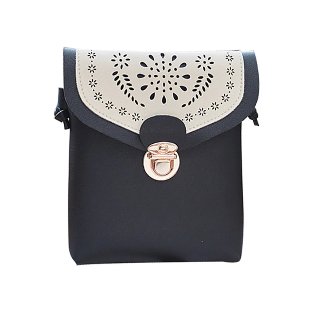 

Versatile Women Fashion Hollow Out Cover Hasp Crossbody Bag Shoulder Bag Single Messenger Bags summer 2019 elegant design #6