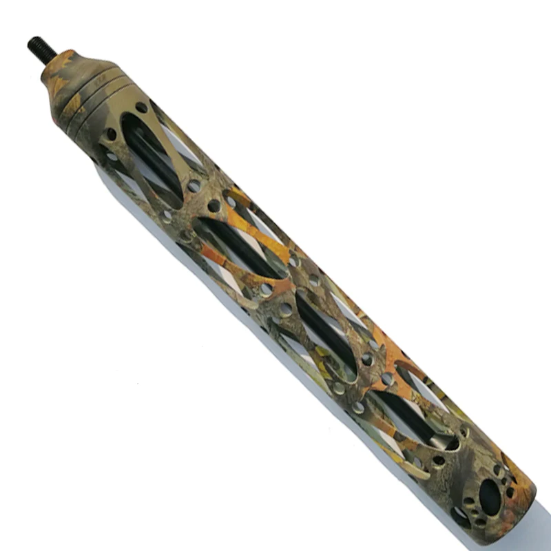 

11 inch Camo Compound Bow Stabilizer Aluminum Hunting Recurve Vibration Dampening CNC Machined 11 inches Stabilizer 10OZ TP617