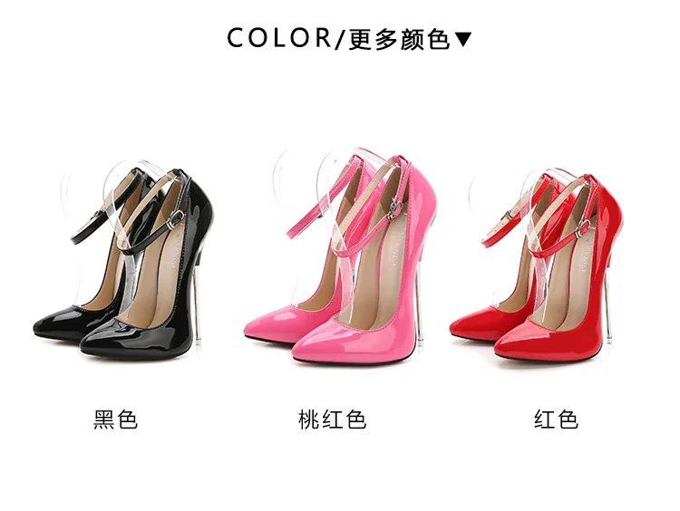 Женская пикантная обувь леопардовой расцветки на высоком каблуке 16 см, обувь для ночных клубов размера плюс, обувь на высоком каблуке для подиума и подиума, красная пикантная обувь на каблуке, WZ-A16