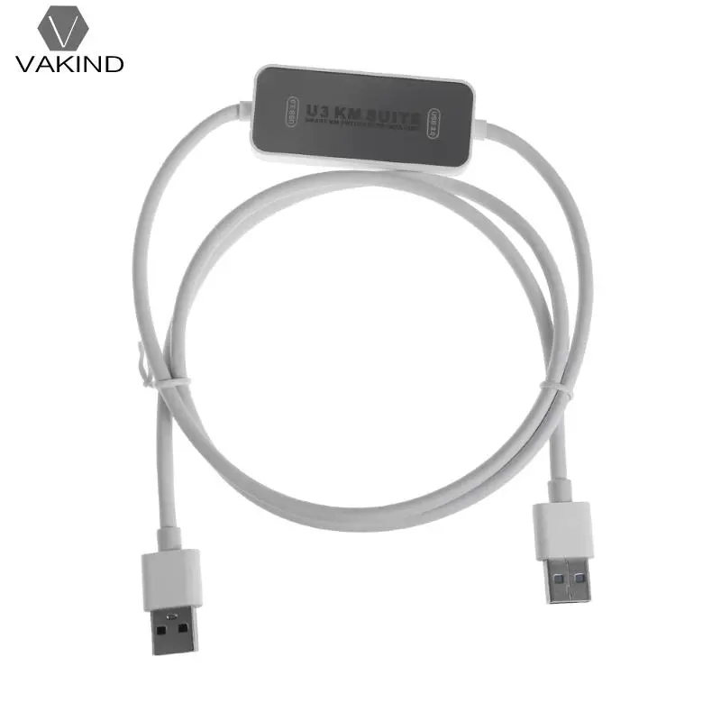 

USB 3.0 PC to PC Sync Data Link Cable Online Direct File Transfer Cord Keyboard Mouse Share Easy Copy Between 2 Computer