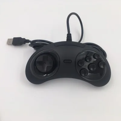

ViGRAND Game Controller for SEGA console Gamepad 6 Button Classic Wired SEGA USB Classic Gamepad USB Game Controller