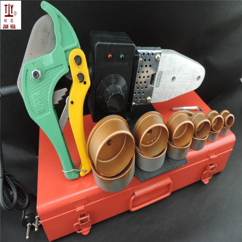 free-shipping-jianhua-t63-welding-machine-for-plastic-pipes-ac-110-220v-20-63mm-ppr-welding-machine-with-42mm-scissors