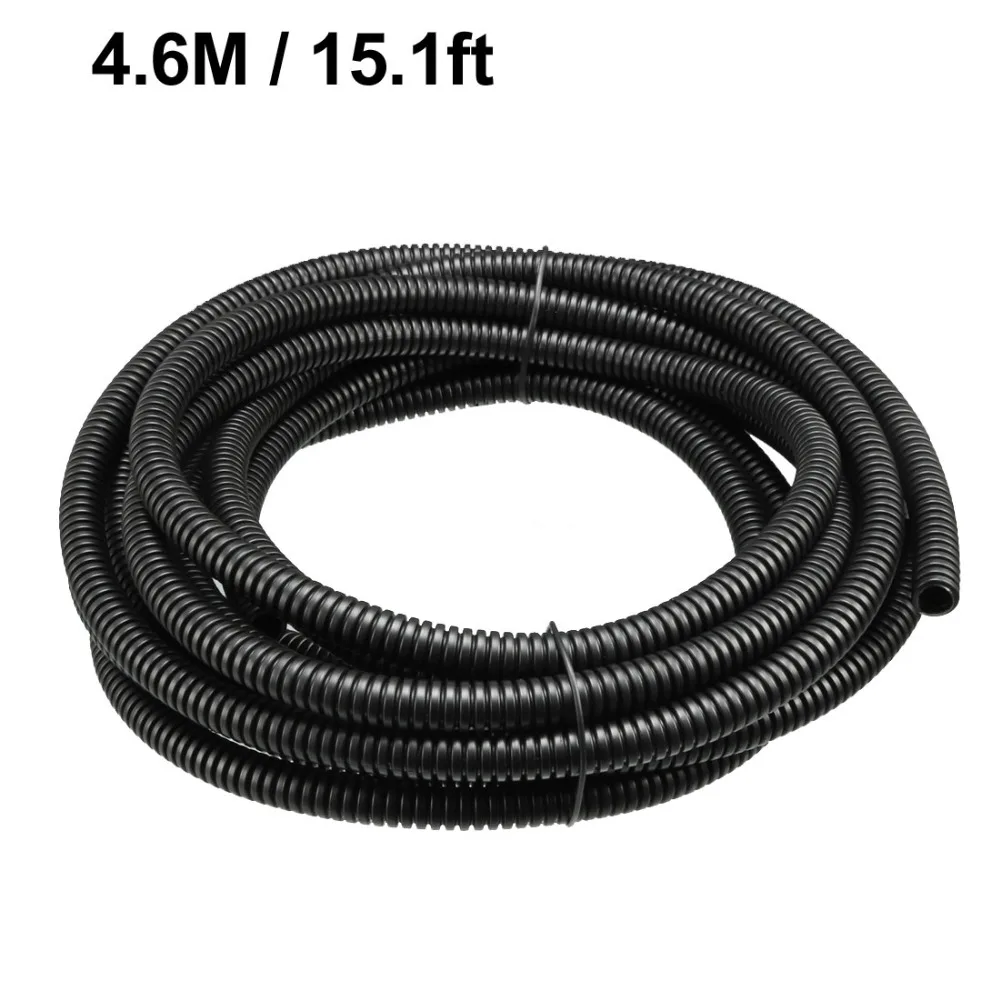 Uxcell Black 1 шт. 6/2 4/4/6 м длина 16/17/14 3/7 мм внутренний диаметр. Гибкий полипропиленовый