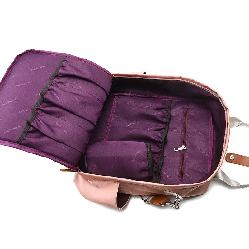 Maternal and Child Travel Backpack Portable Mobile Fashion Mother Bag New Korean Version Mummy Bag Multi-Function Large Capacity07