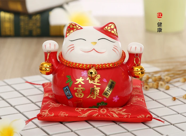 

Fortune piggy bank Fortune cat set up a ceramic gift store for storing money can be used as a home decoration