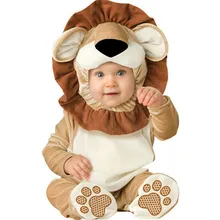 2016 Carnaval De Noël De Noël Navidad Halloween Costume Infantile Bébé Filles Lion Barboteuses Cosplay Nouveau-Né Tout-petits Vêtements