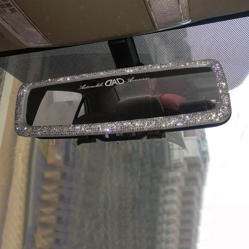 Rhinestone Car Interior Rearview Mirror Decor Charm Rhinestone Car Interior Rearview Mirror Decor Charm
