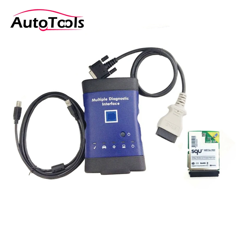 

For G-M MDI with SQU WIFI Card Multiple car Diagnostic tool Interface obd 2 code reader Scanner Without HDD