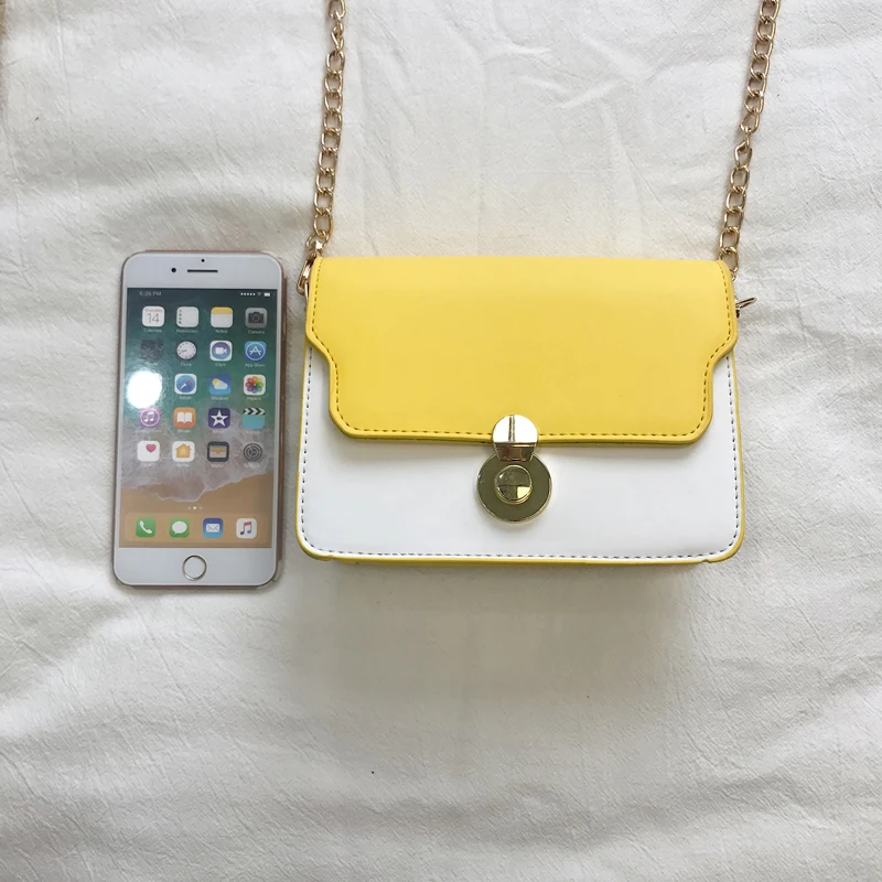 Yellow Women Bags Small Ladies Hand Bag Handbags Women Famous Brands Summer Female Crossbody Bags for Girls 2019 Clutch Purse