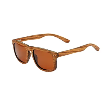 Stevie Handmade Wood Sunglasses – Brown