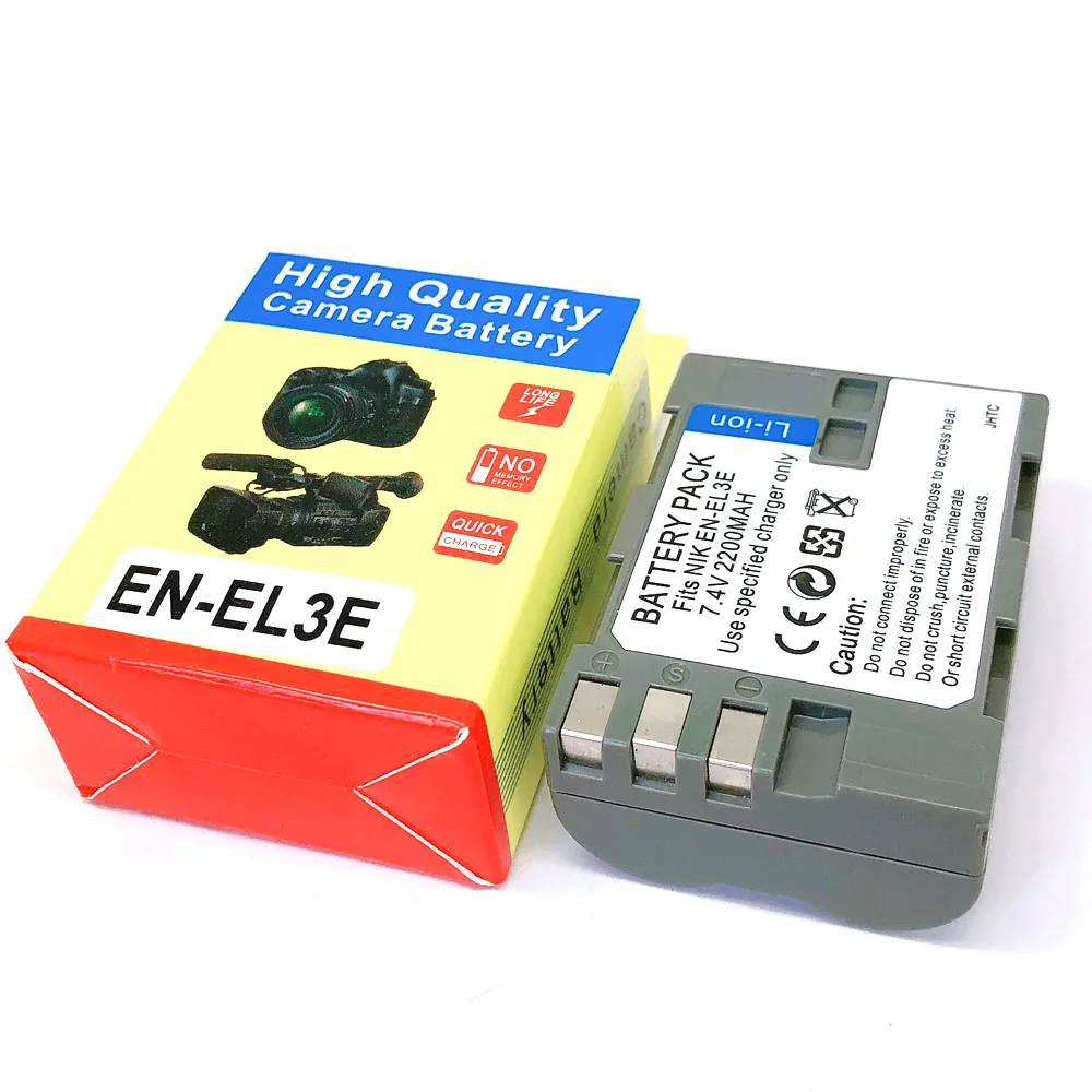 EN-EL3E Батарея пакет для Nikon ENEL3E RU EL3E EL3a EN-EL3a D90 D80 D300 D300s D700 D200 D70 D50 D70s D100 D-100 D-300 D-70 D-90