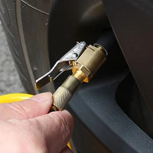 Автомобильный воздушный насос с зажимом для шин, колеса, воздушный компрессор, автомобильный насос для шин, воздушный патрон для насоса, адаптер для автомобильного насоса, зажим для клапана