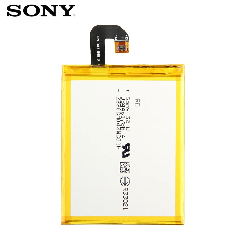 Оригинальная сменная батарея sony для sony Xperia Z3 L55T L55U D6653 D6633 D6603 LIS1558ERPC, настоящая батарея для телефона 3100 мАч