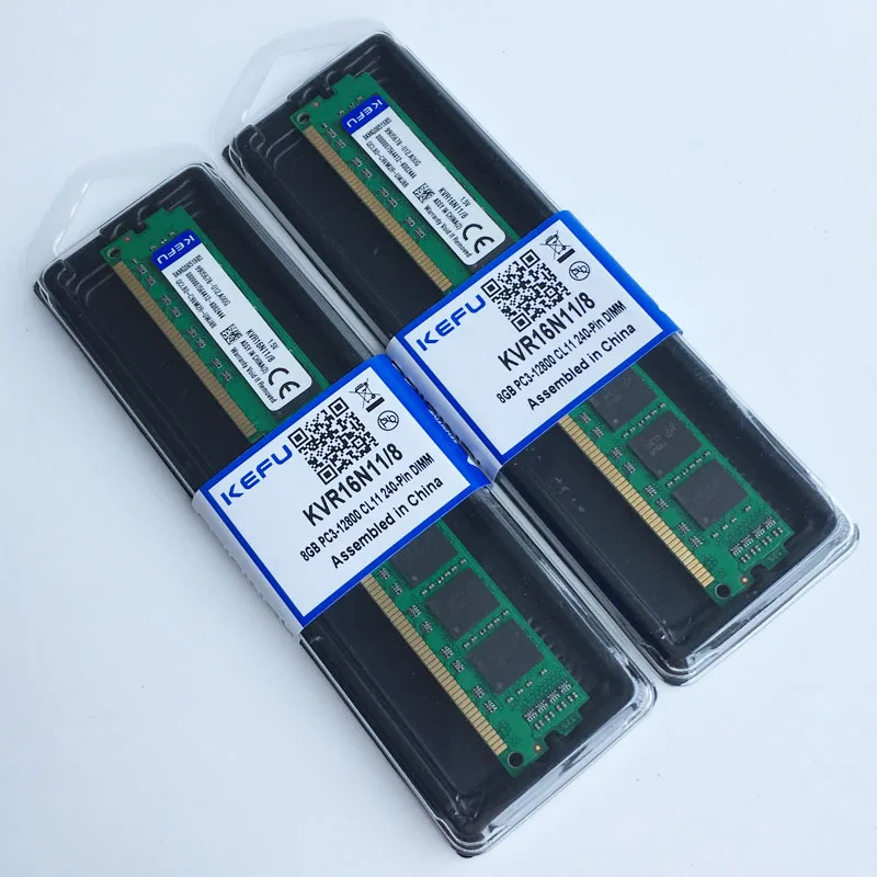 Новый 16 ГБ 2X8 ГБ DDR3 PC3-12800 1600 мГц Desktop памяти Оперативная Память Dimm 240-pin 16 г 1600 мГц низкой плотности CL11 Non-Ecc Бесплатная испытания