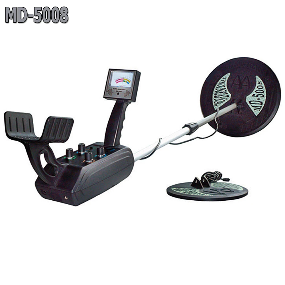 

MD-5008 Underground Metal Detector Gold Digger Treasure for Gold Coins Relics,Max detecting depth3.5m,two coils cinluded