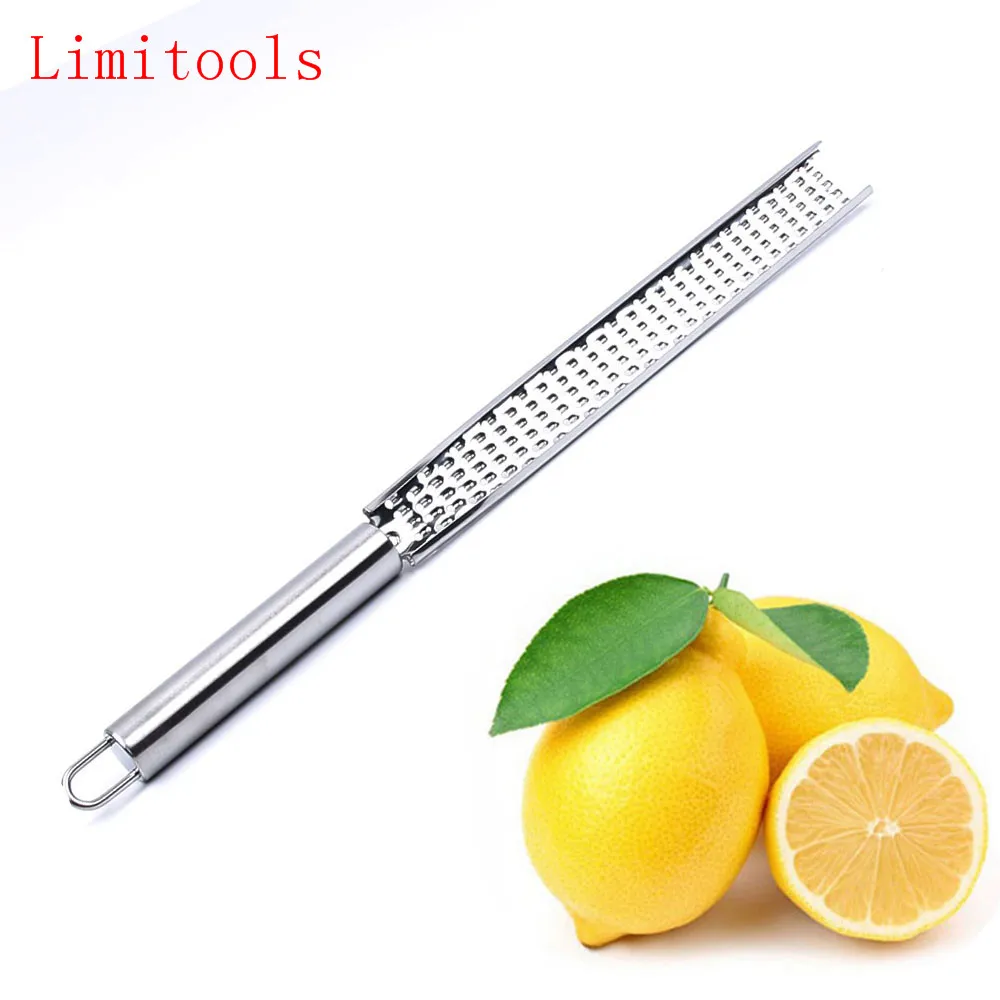 

Stainless Steel Hand Cheese Grater Slicer Nutmeg Zester Lemon Citrus Microplane Butter Zester Tool