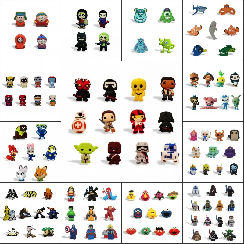 

4-14Pcs/lot Cartoon Star Wars South Park Heroes Fridge Magnets Blackboard Magnets Refrigerator Stickers Kids Gifts Party Favors