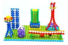 Free Shipping 200pcs Snow Snowflake Building Blocks Toy Bricks DIY Assembling Classic Toys Kids Early Educational