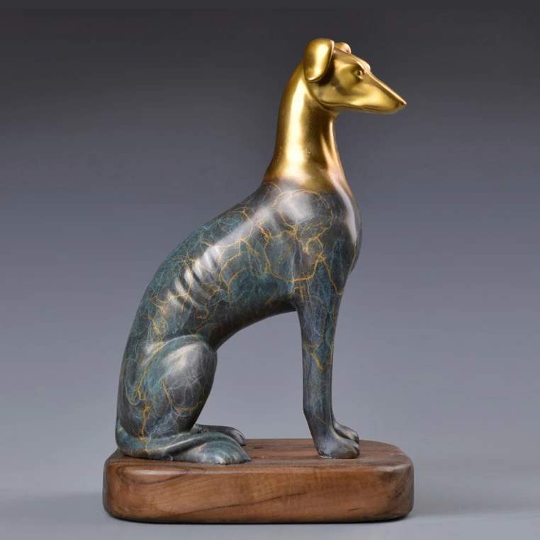 Twelve Chinese Zodiac dog Home Furnishing copper ornaments jewelry ornaments Wonfu Wangcai