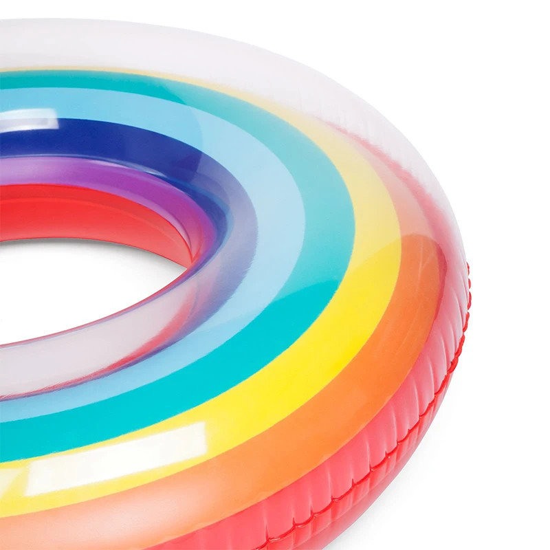 Надувные Радуга Плавание ming кольцо круг надувной матрас для взрослых летние игрушки спасательный круг Плавание бассейн для взрослых детей