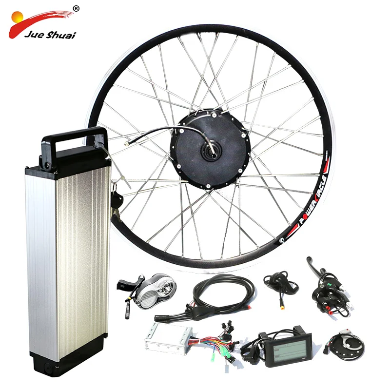 Discount 48V 500W Electric Bike Conversion Kit with Battery 48V 12AH Hub Motor Wheel S900 LCD Ebike E-bike Conversion Kit Free Shipping 0