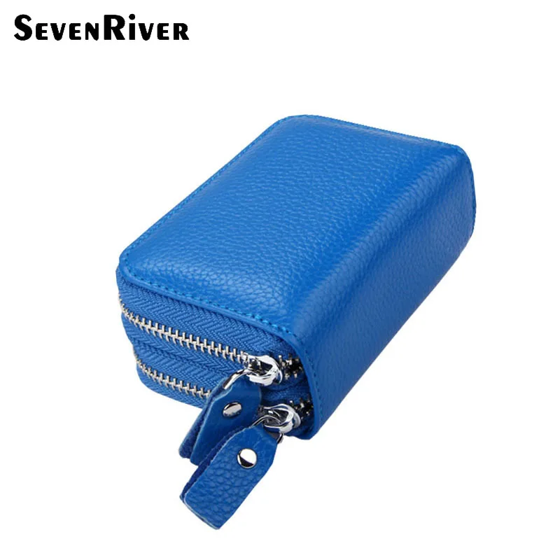 

Multifunctional Mini Wallets Purse Large Capacity Card Package Cow Leather Organ Bag For Unisex Rfid Hand In Hand NoteCompartme