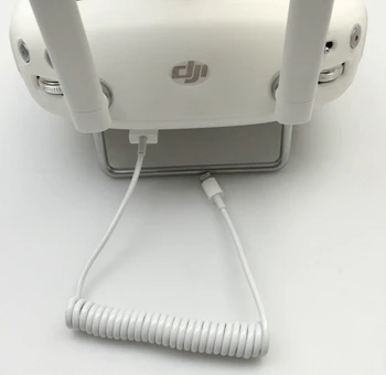 

Spring Expansion Data Cable line Phantom 4 3 Inspire 1 Remote Controller To Mobile Phone Tablet Monitor Elastic Stretchable Line