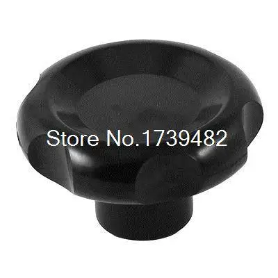 

8mm Female Thread Diameter Screw On Type Clamping Knob Grip Black