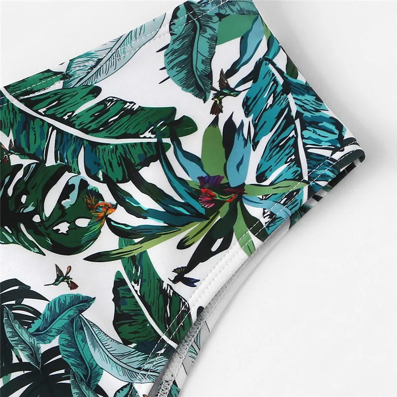 Bikini Women Printing Bandage Bikini Set Brazilian Swimsuit Female Beachwear Swimwear biquini L M S XL #2p29 (10)