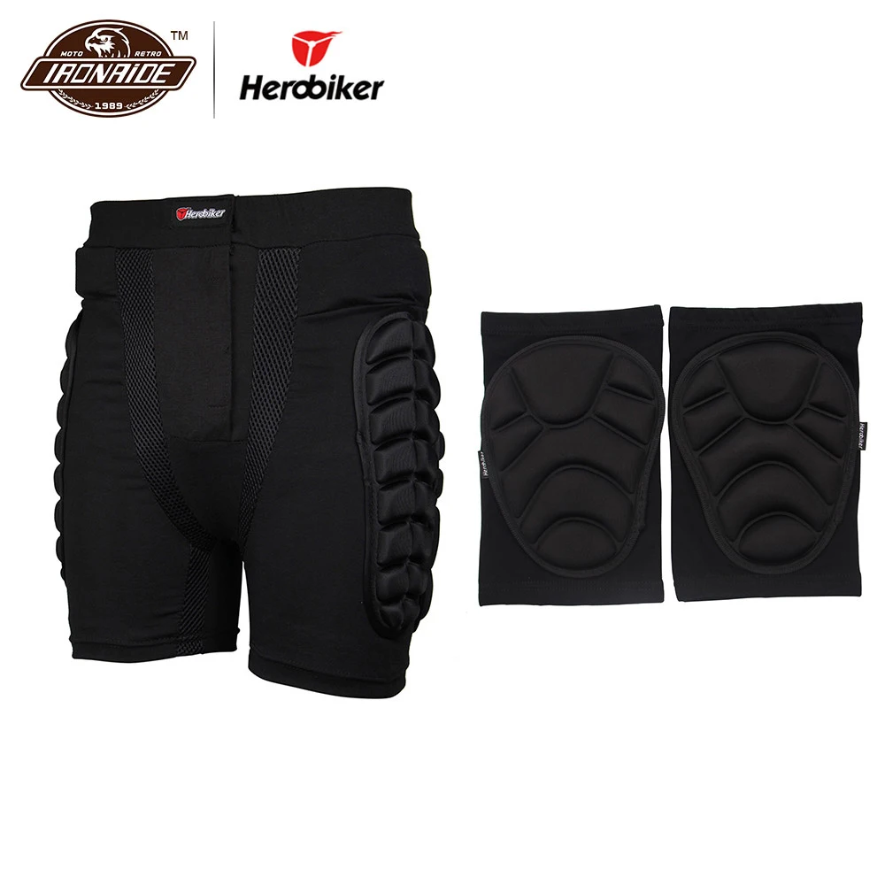 HEROBIKER зимние лыжные короткие штаны защита для бедер лыжного спорта снежных