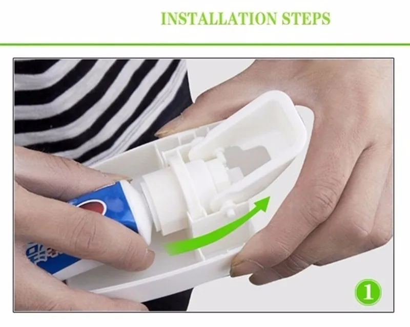 Fashion Home Automatic Toothpaste Dispenser Toothbrush Holder Bathroom products Wall Mount Rack Bath set Toothpaste Squeezers