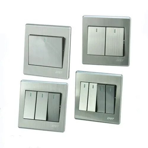 Luxury Wall Switch Panel Light Switch Gang Switch 2 Way