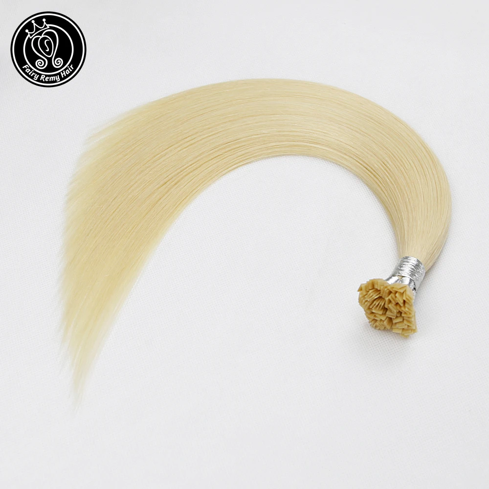 Феи remy волосы 0,8 г/локон 1" Remy плоский кончик кератиновые человеческие волосы расширение европейские натуральные волосы на капсуле fusion волосы 50 s/pac