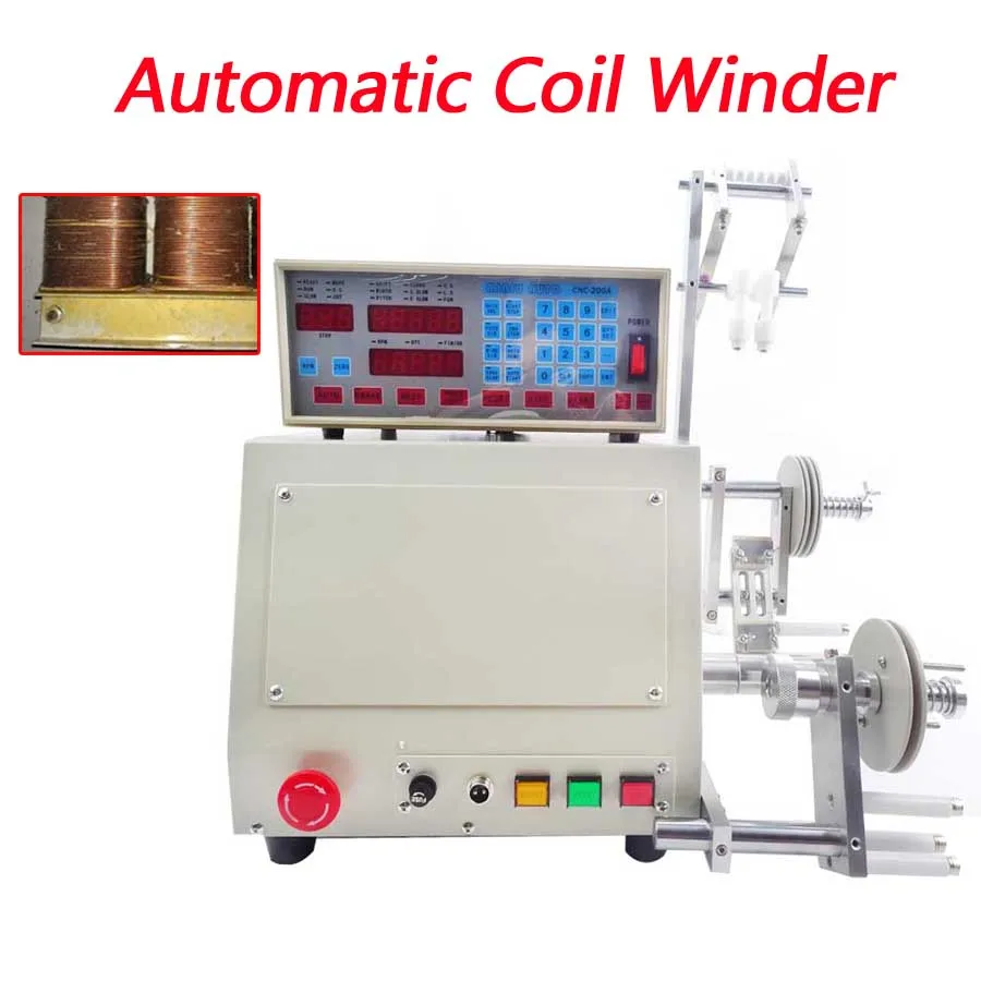 1PC High Quality New Computer C Automatic Coil Winder Winding Machine Manual For 0.03-1.2mm Wire Co