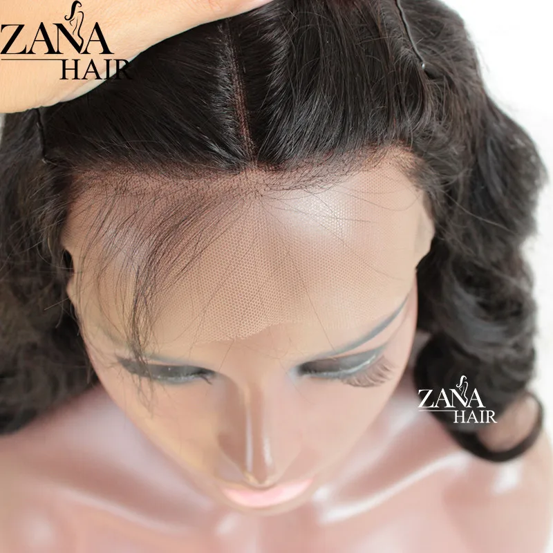 bleached knots full lace wig baby hair