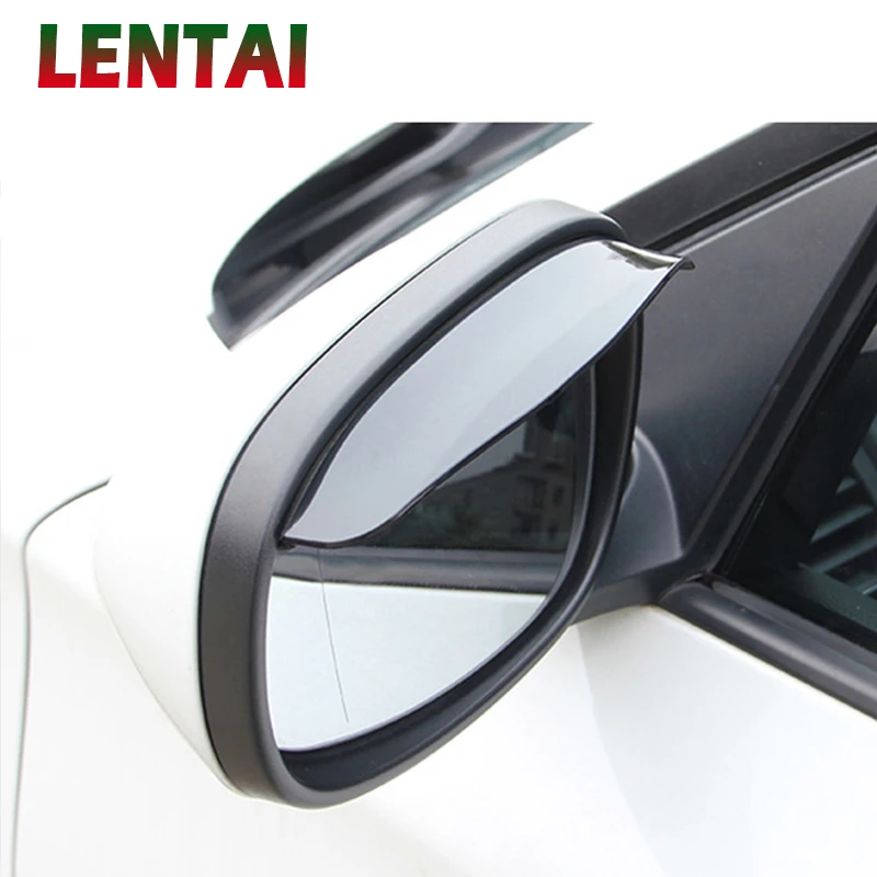 LENTAI 1PC Car rearview mirror rain brow cover For Audi A3 A4 B6 B8 A6 C5 Q5 Subaru Suzuki Nissan Qashqai Juke Citroen C4 | Автомобили и