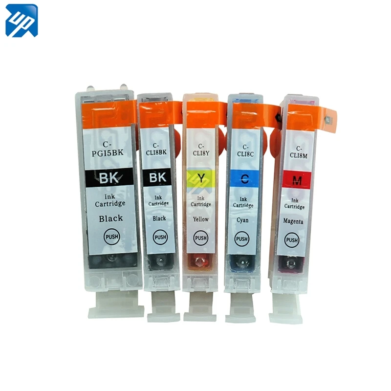 5 шт. pgi5 PGI BK CLI 8 /C/M/Y Совместимый чернильный картридж для Canon IP4200 IP4300 IP4500 IP4500X IP5200