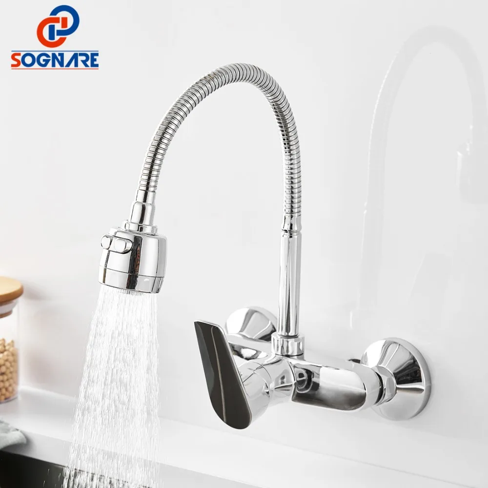 Sognare Any Direction Kitchen Faucet Stream Sprayer Kitchen Mixer