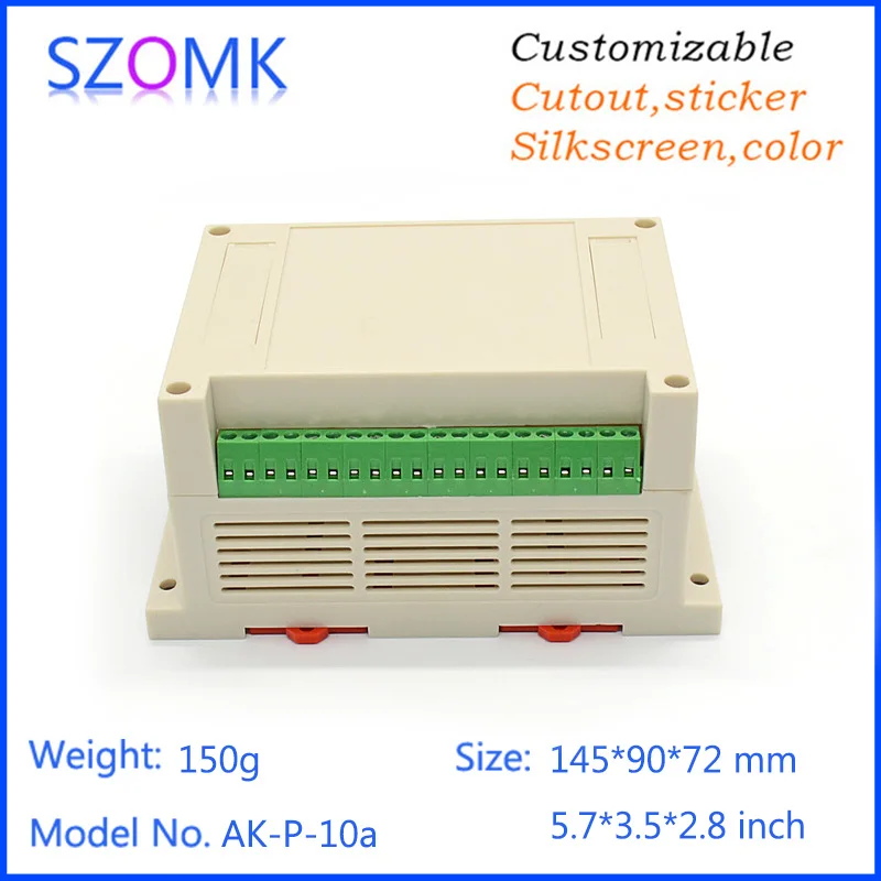 

distribution box plastic box electronics (10 pcs)145*90*72mm electronic instrument enclosure plc industrial box junction box