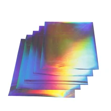 SUNICE Железная на сумке голографическая теплопередача виниловая пресс-пленка цветной яркий блестящий цвет для ткани 2" x 20"(50 см x 50 см