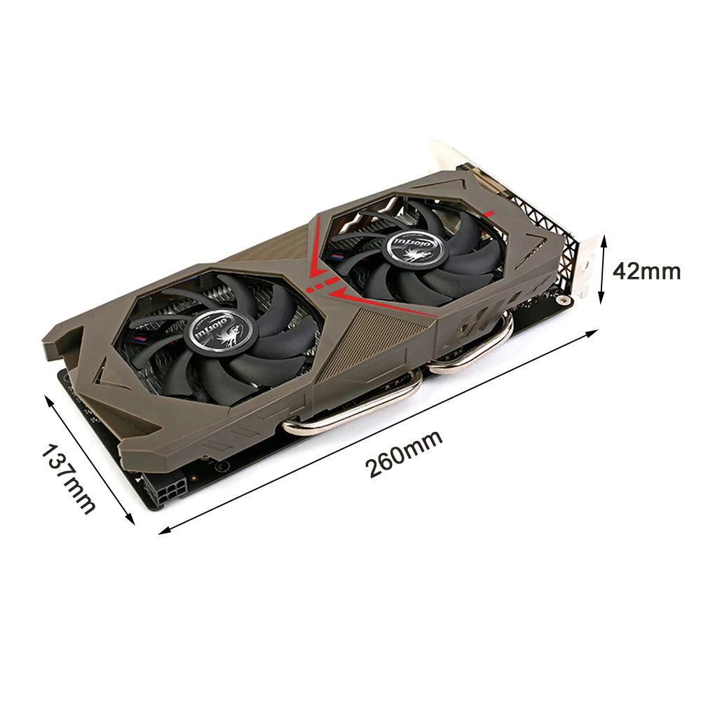 Красочная видеокарта NVIDIA GeForce GTX 1060 GPU 6 ГБ 192bit GTX1060 GDDR5 PCI-E X16 3,0 графическая карта для игрового компьютера