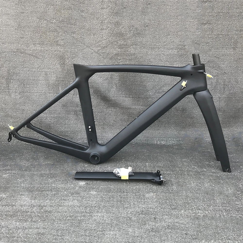 Flash Deal XR4 carbon fiber bike frame Aero road bicycle frame fork seatpost with 5D integrated handlebar 50 53 55 57 DPD XDB free tax 7