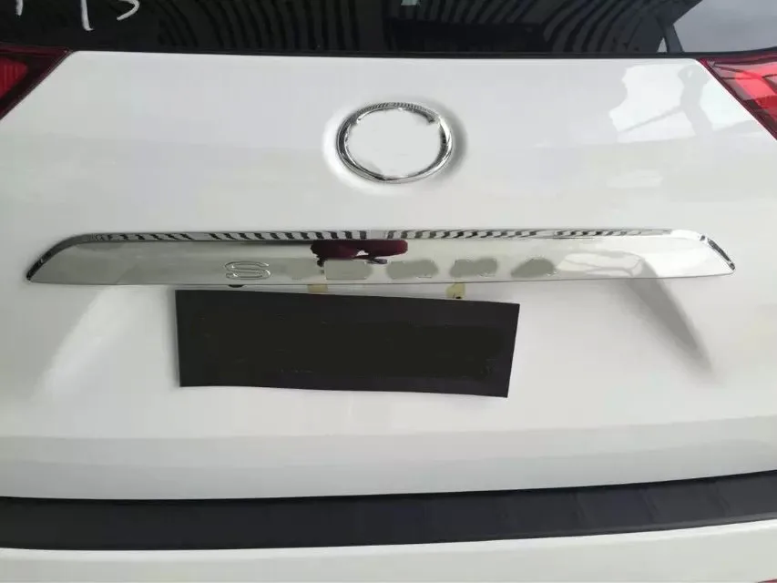 

For Toyota Sienna Rear Trunk Streamer Garnish 2015 ABS Chrome Chromium Styling Tailgate Trim Car Accessories 1pc