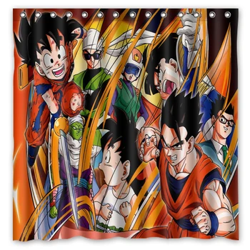 

Dragon Ball Background Waterproof Polyester Shower&Bath Curtain( 180X180CM)